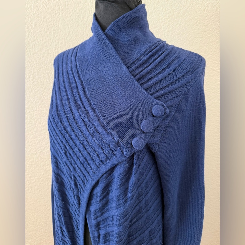 Ioanna Kourbela Dark Blue Cardigan Size Small-Mexdium - Picture 5 of 13